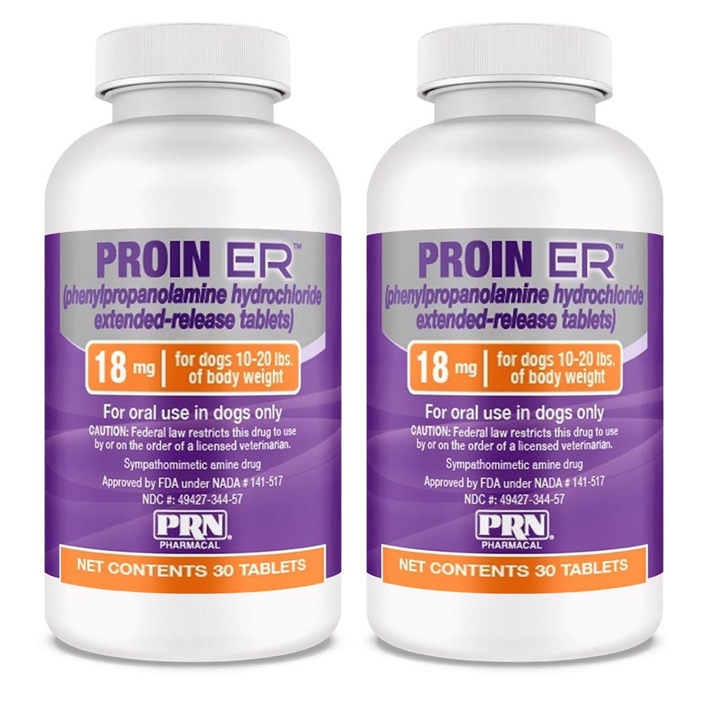 Proin ER for Dogs phenylpropanolamine hydrochloride 18mg (60
