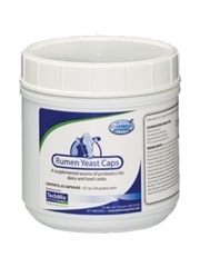 Rumen Yeast Caps for Dairy and Beef Cattle, 25 Count