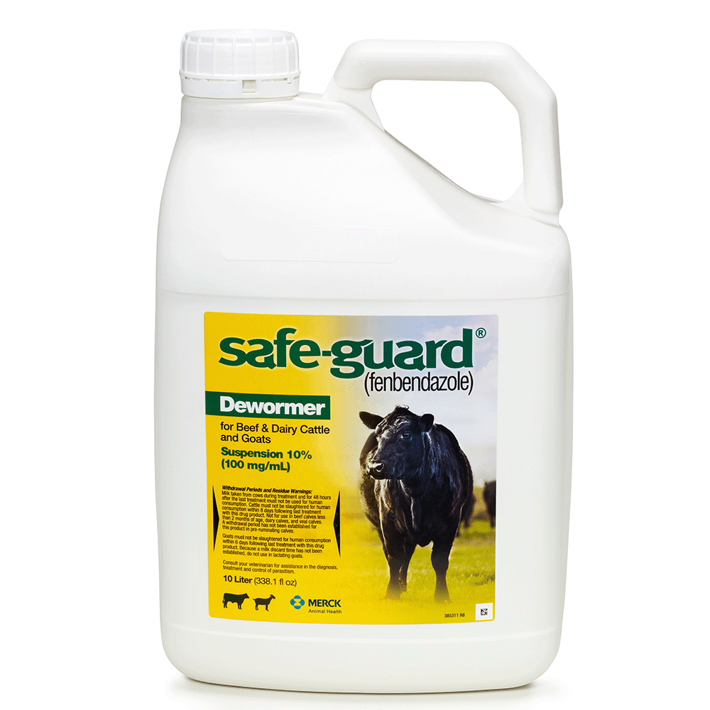 SafeGuard Dewormer for Beef and Dairy Cattle, 10 Liter On Sale