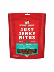 SC DOG JUST JERKY BITES SALMON TREAT 6OZ