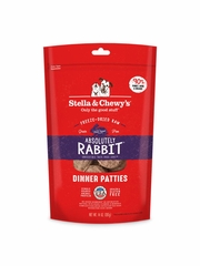 SC DOG PATTIES RABBIT FD 14OZ