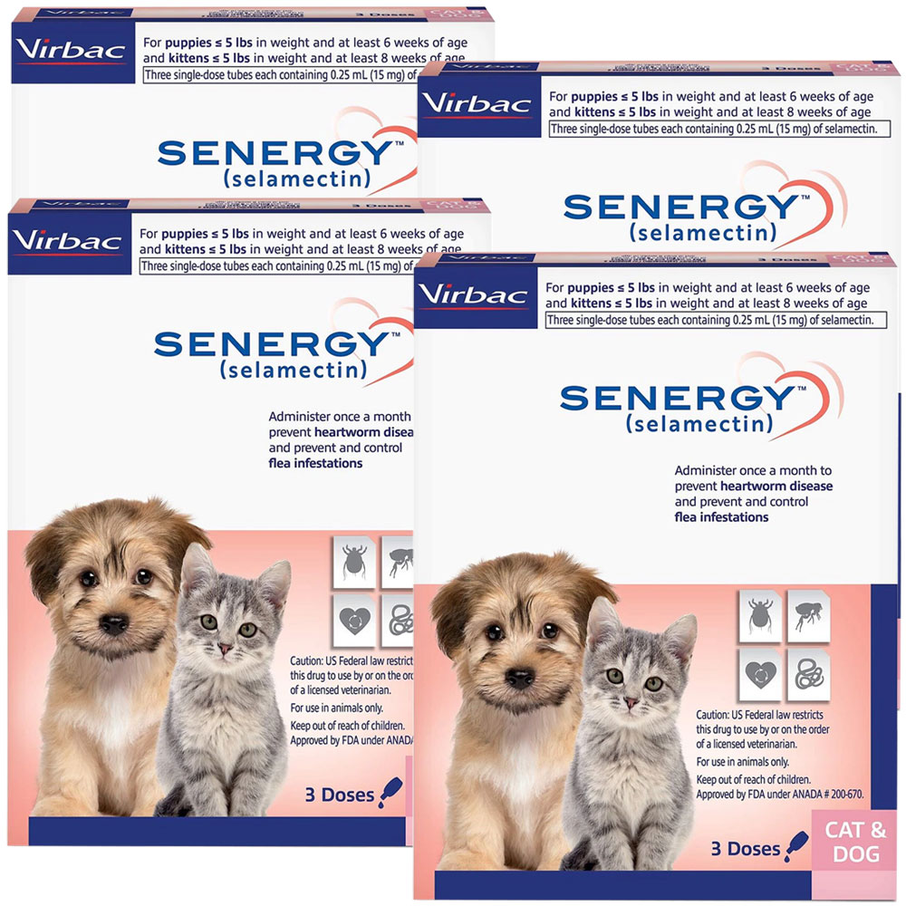 Selamectin Rabbit Dose Senergy (selamectin) Topical Parasiticide for Kitten and Puppy Up to 5 ...