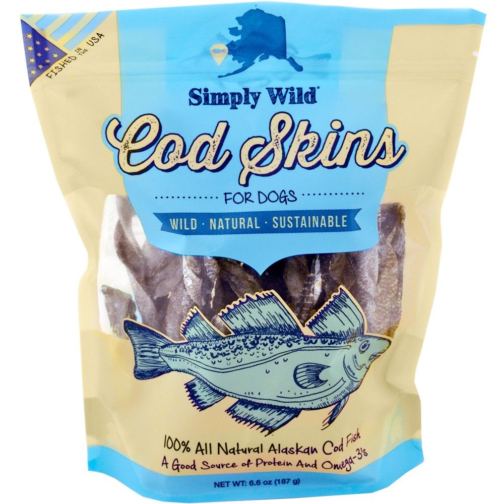 Simply Wild Cod Skin Treats for Dogs On Sale EntirelyPets Rx