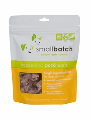 SMALLBATCH DOG CAT HEARTS PORK FD TREAT 3.5OZ