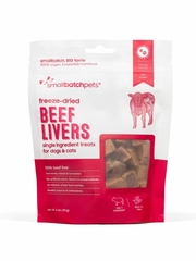 SMALLBATCH DOG CAT LIVER BEEF FD TREAT 4OZ