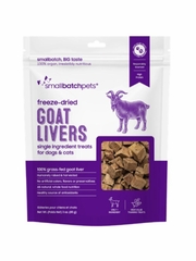 SMALLBATCH DOG CAT LIVER GOAT FD TREAT 3OZ
