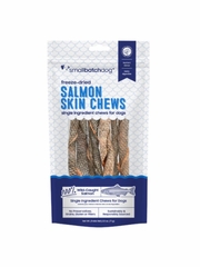 SMALLBATCH DOG SALMON SKIN CHEWS SMALL FD TREAT 2.5OZ