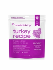 SMALLBATCH DOG SLIDERS TURKEY FD 14OZ