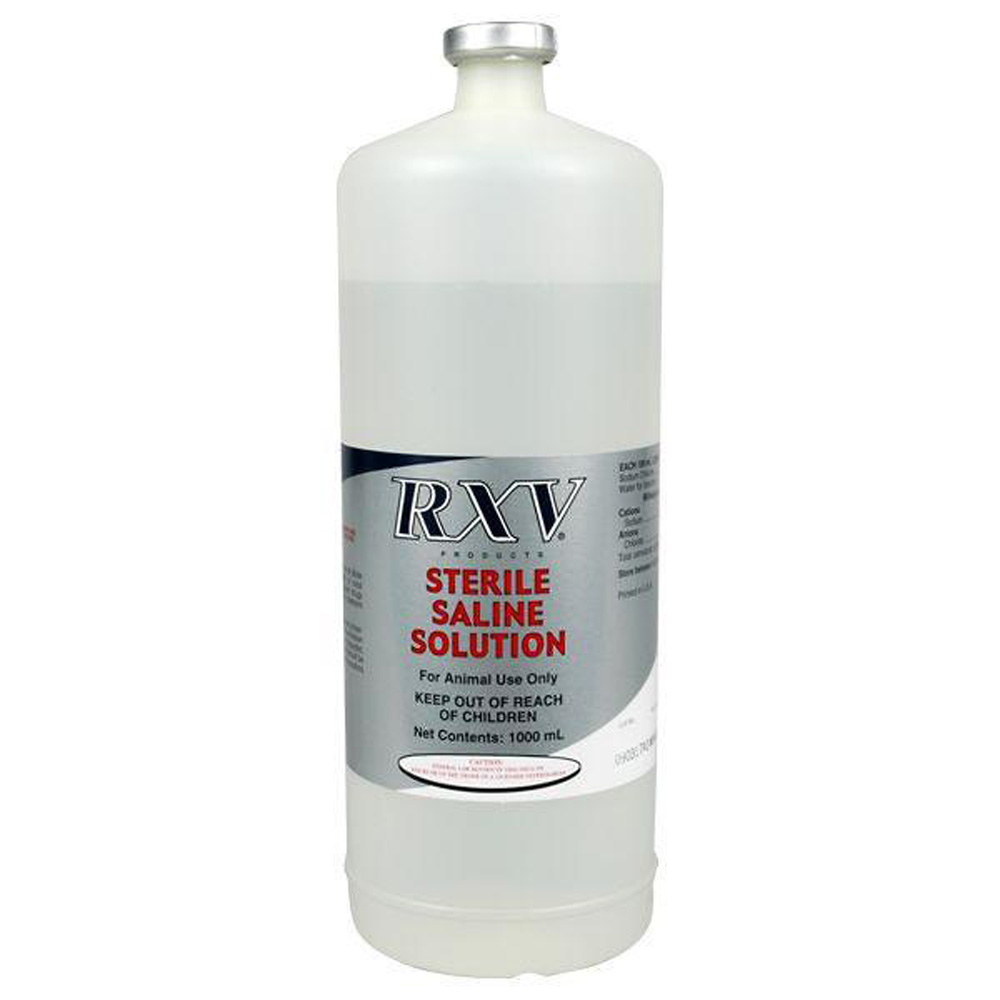 Sterile Saline Solution 0.9 1000ml Bottle for Animals On Sale