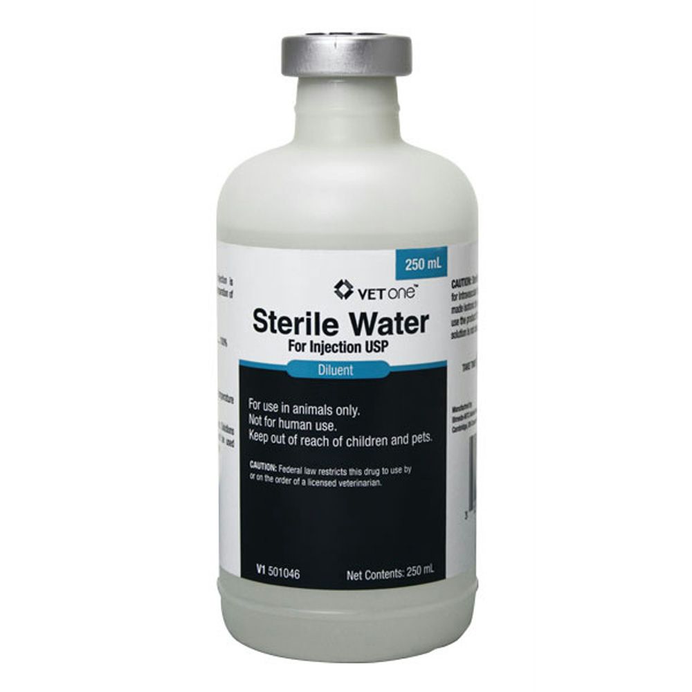 Sterile Water for Inj USP 250 ml On Sale EntirelyPets Rx