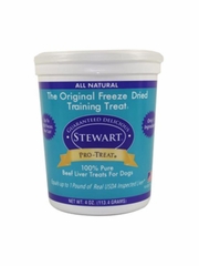 Stewart Pro-Treat Freeze Dried Beef Liver Training Treats for Dogs, 4oz