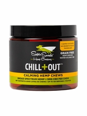 SUPER SNOUTS CHILL OUT CALMING HERB 5MG CBD CHEWS 60CTJAR