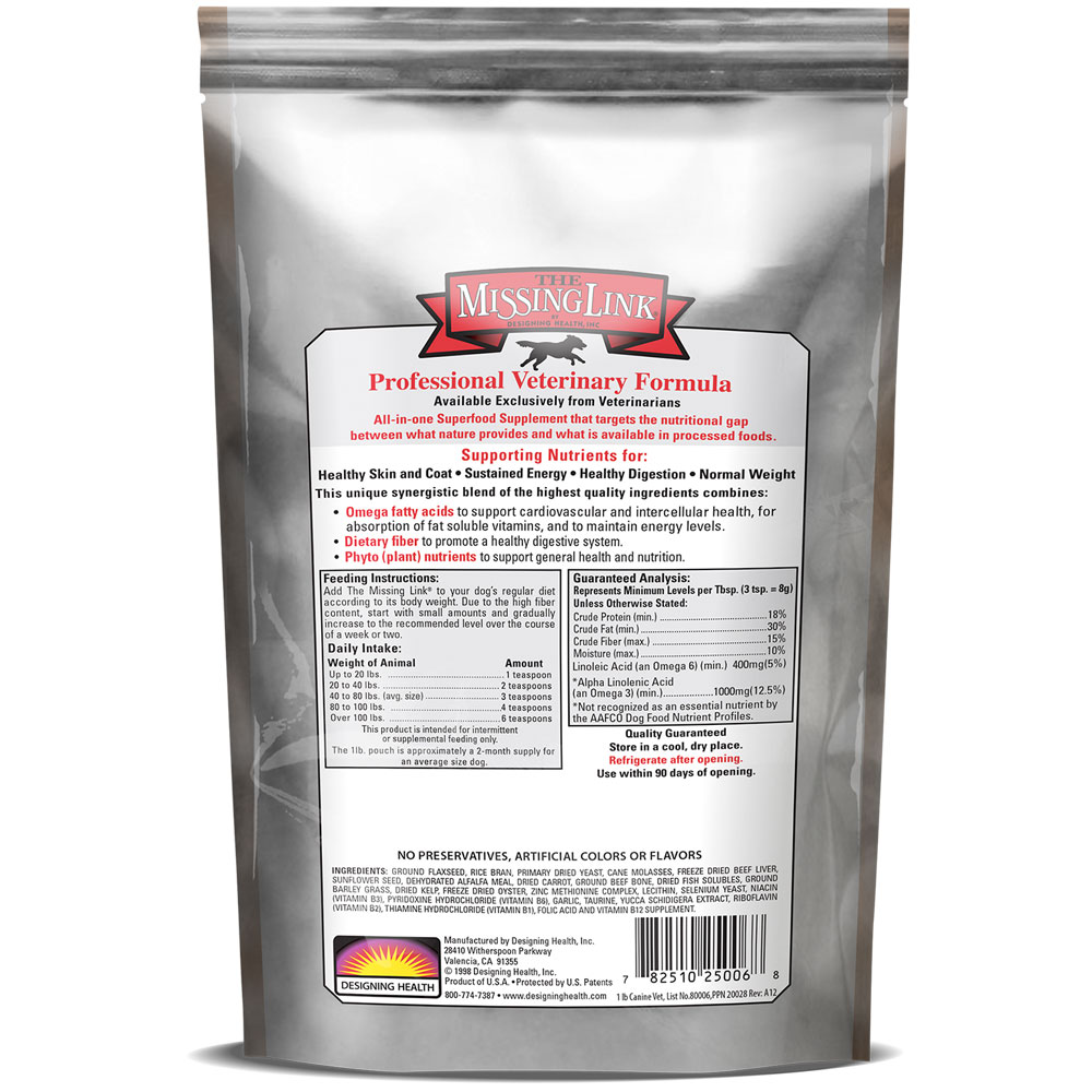 The Missing Link Professional Veterinary Canine Supplement for Dogs (1
