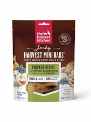 THK DOG JERKY HARVEST MINI BARS CHICKEN APPLE BLUEBERRIES TREAT 4OZ