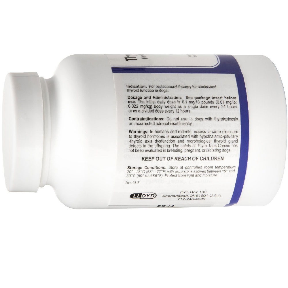 ThyroTabs 0.8mg (Per Tab) On Sale EntirelyPets Rx