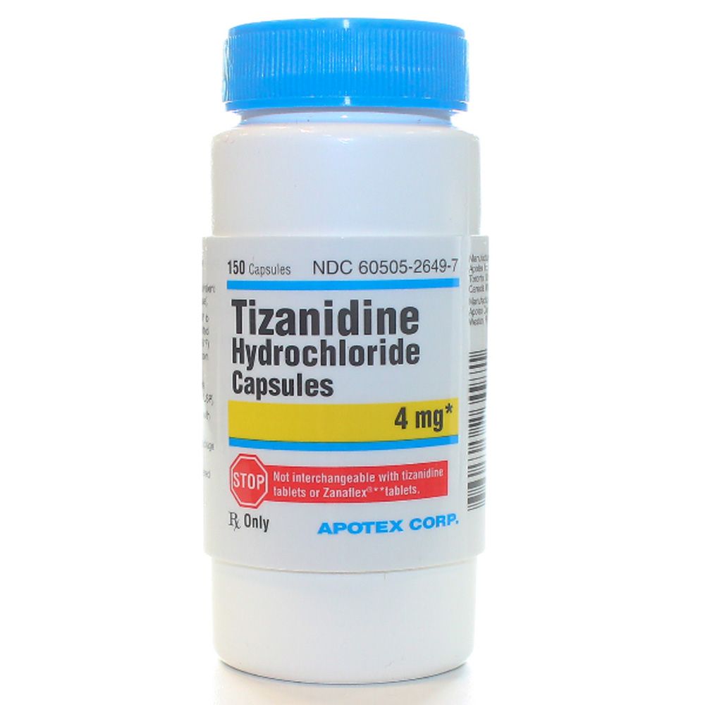 Tizanidine Tablets 4mg, 1 Count | On Sale | EntirelyPets Rx
