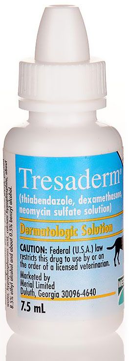 Tresaderm Topical Solution for Dogs & Cats