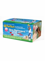 U-40 Insulin Syringe, 0.5 cc, 30g x 1/2"