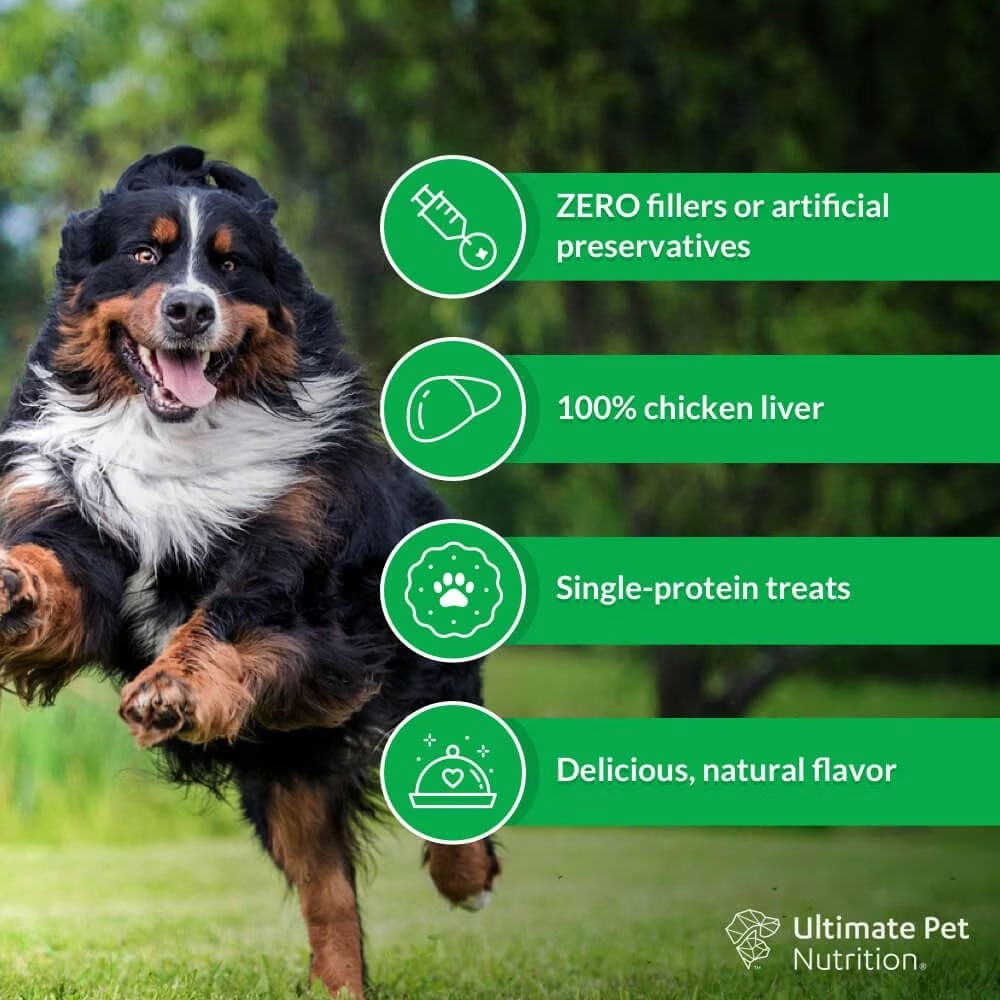 Ultimate Pet Nutrition Freeze Dried Raw Single Ingredient Chicken Liver