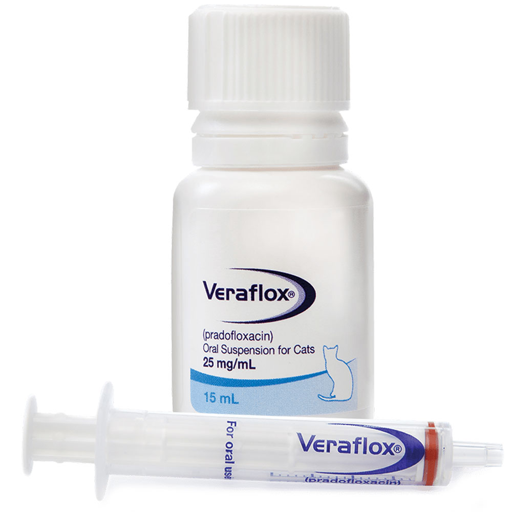 Veraflox Oral Suspension for Cats 2.5 15ml On Sale EntirelyPets Rx