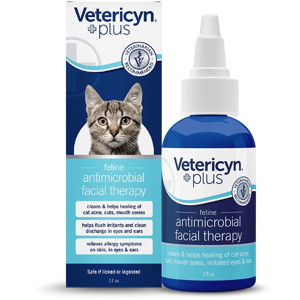 Vetericyn Plus Feline Antimicrobial Facial Therapy 2oz On Sale