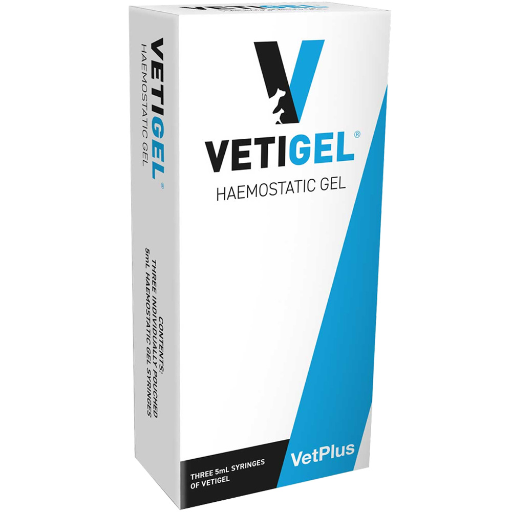 VETIGEL Hemostatic Gel, 5ml syringe, (2 pack) On Sale EntirelyPets Rx