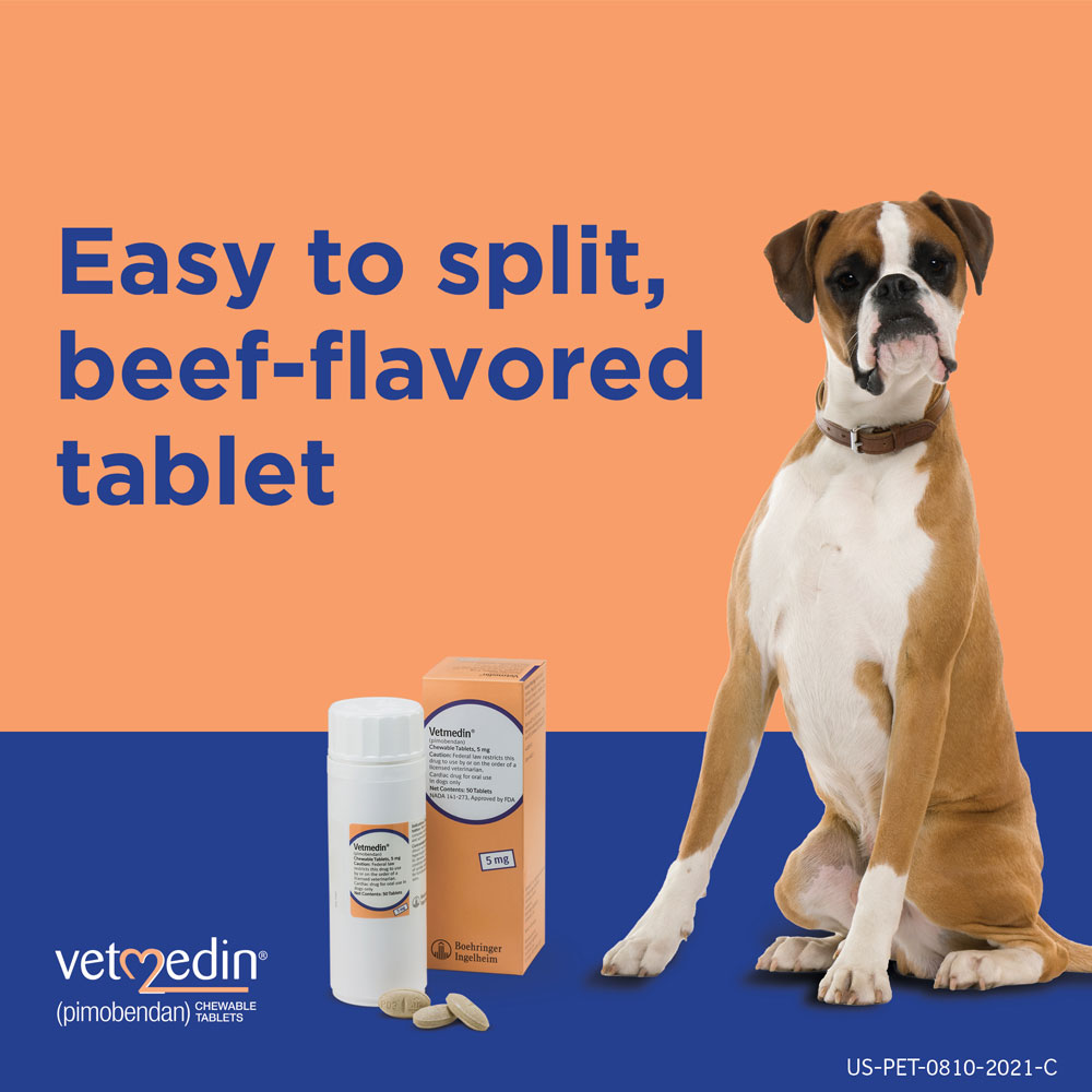 Vetmedin 5mg (50 Tablets) Free Shipping* EP Rx