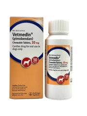 Vetmedin - pimobendan for Dogs - 10-mg (50 chew tablets) - [Congestive Heart Failure]