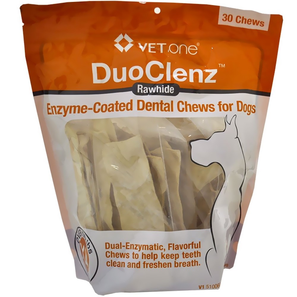 VetOne DuoClenz Enzyme-Coated Dental Chews XLarge (30 count) | On