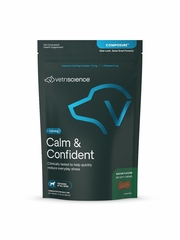 VetriScience Composure Calming Supplement for Dogs - Bacon Flavor (120 Bite-Sized Chews)