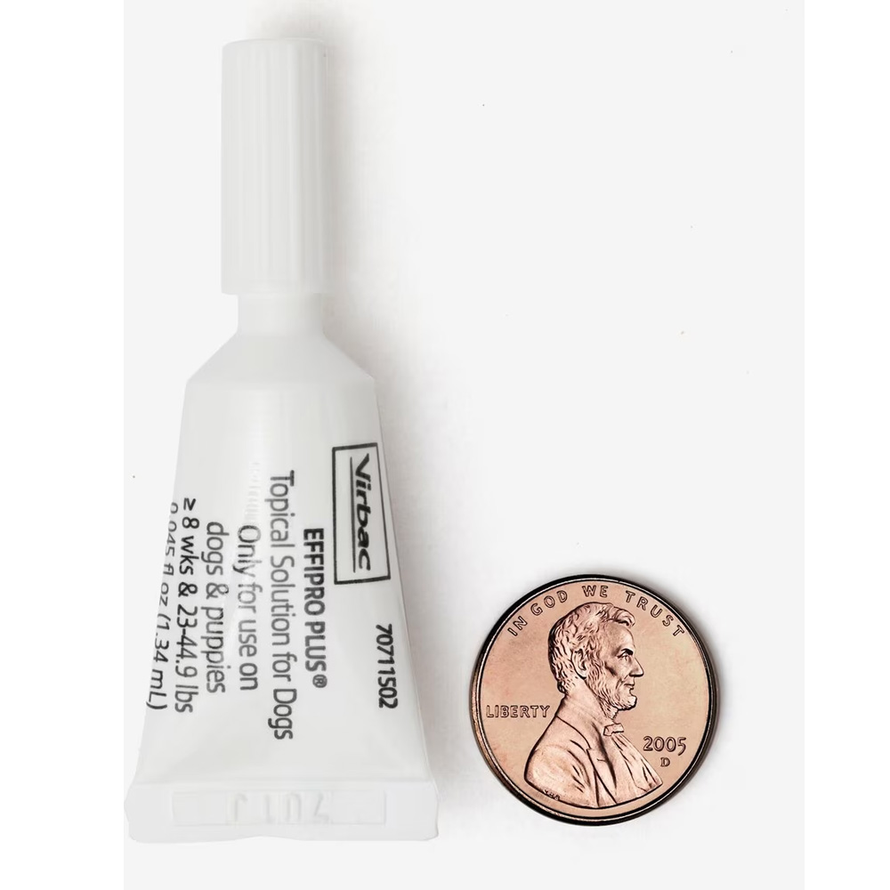 Virbac EFFIPRO Plus Flea & Tick Spot Treatment for Dogs, 2344.9 lbs, 3