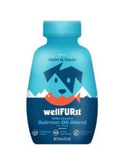 WellFURst Wild Alaska Omega-3 Salmon Oil Skin & Coat Health Supplement for Dogs, 8-fl oz bottle