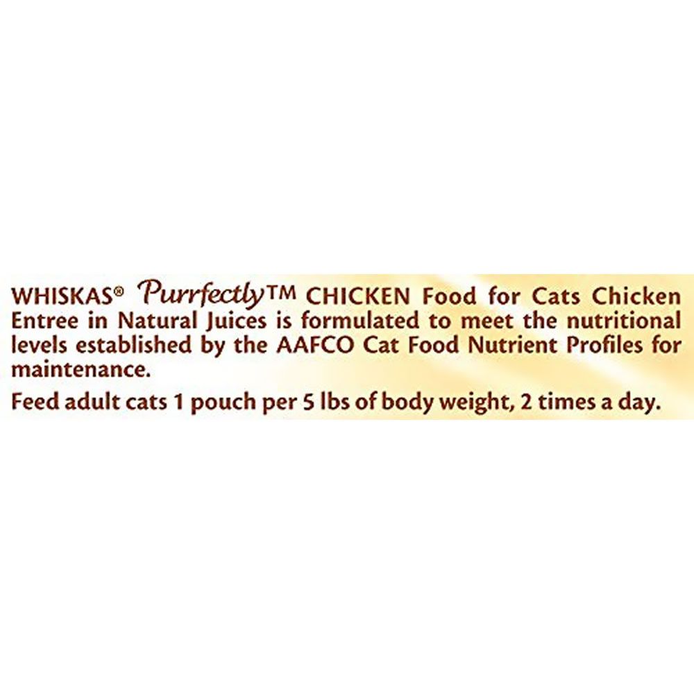 Whiskas Purrfectly Chicken Chicken Flavor (3 oz) On Sale