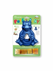 YETI DOG TOY PUFF PLAY HANGRY DRAGON BLUE