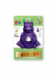 YETI DOG TOY PUFF PLAY HANGRY DRAGON PURPLE