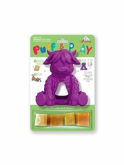 YETI DOG TOY PUFF & PLAY HANGRY YAK PURPLE