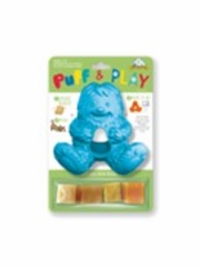 YETI DOG TOY PUFF & PLAY HANGRY YETI BLUE