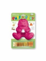 YETI DOG TOY PUFF & PLAY HANGRY YETI PINK