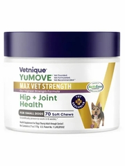 Yumove MAX Strength Hip & Joint for Small Dogs - Under 35 lbs (70 Soft Chews) - [Mobility Support]