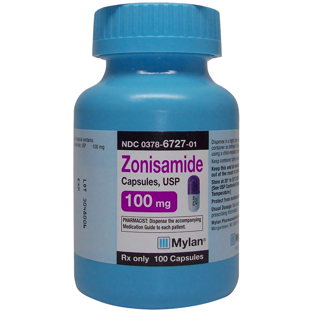 Zonisamide (Generic) Capsules, 100 capsules, 100mg On Sale