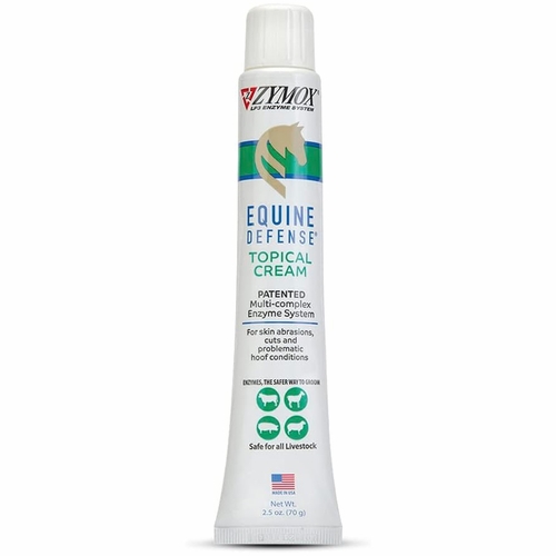 ☆　サーモン様│ クリーム２ &ローション１、エマルジョン Zymox Equine Defense for Horse - Topical Cream - 2.5 oz. tube