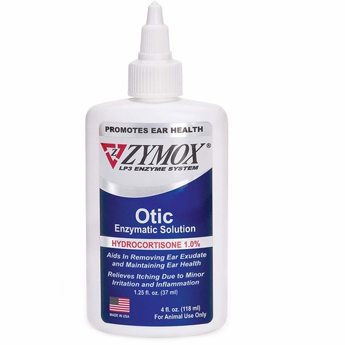 Zymox Otic w/ Hydrocortisone 1.0% (4 oz) | On Sale | EntirelyPets Rx