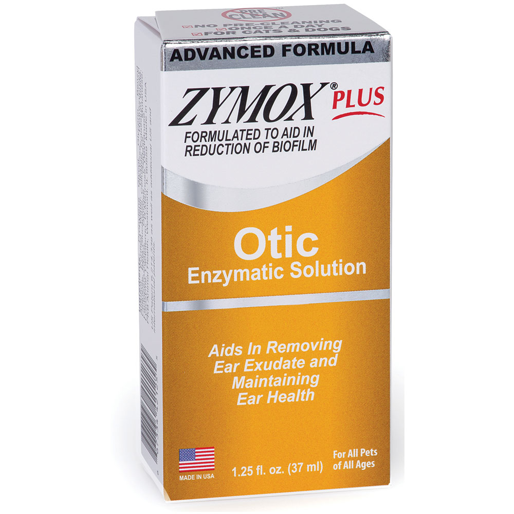 Zymox Plus Advance Formula Otic Ear Solution w/o Hydrocortisone for