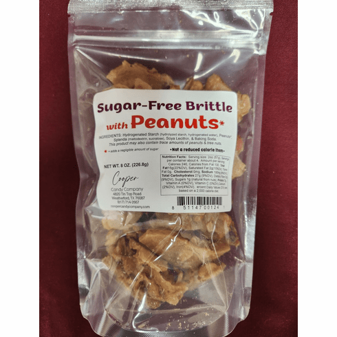 8oz. Sugar-Free Brittle with Peanuts