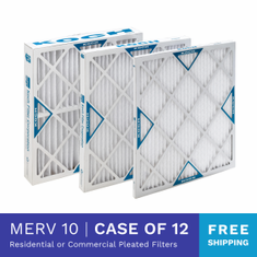 1" Glasfloss Replacement Merv 10 Koch Air Conditioning and Furnace Filters
