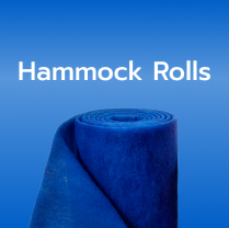 Hammock Rolls Fiberglass and Polyester White Filters