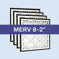 2" Practical Pleat Air Filters - MERV 8