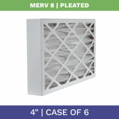 4" Glasfloss Replacement Merv 8 Koch Air Conditioning and Furnace Filters