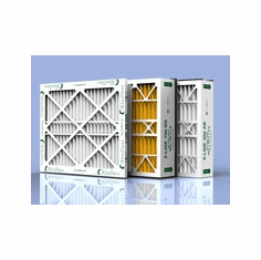 5 inch Glasfloss HVAC - White Media Pleated Filter - Merv 13