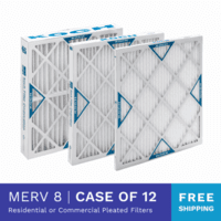 1" Glasfloss Replacement Merv 8 Koch Air Conditioning and Furnace Filters